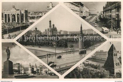 Moskau Moscou Teilansichten