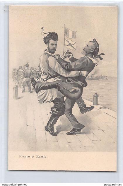 Russia - France & Russia - Tsar Nicholas II and French President Loubet - Publ. PL
