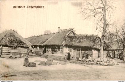 Rusland Russia - Bauerngehöft
