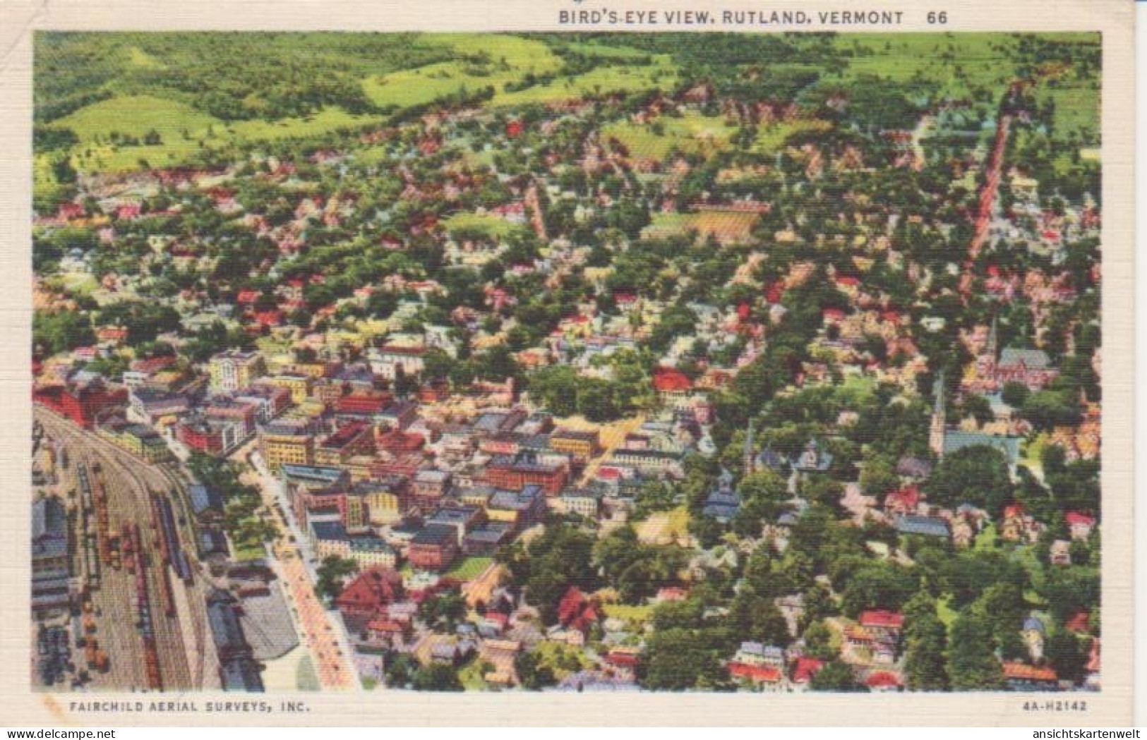 Rutland, Vermont Panorama gl1936 #204.325