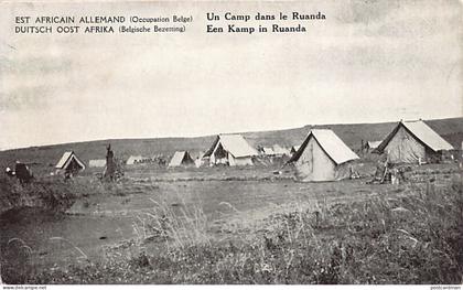 East African campaign (World War I) - A camp in Ruanda (Rwanda) - Publ. unknown