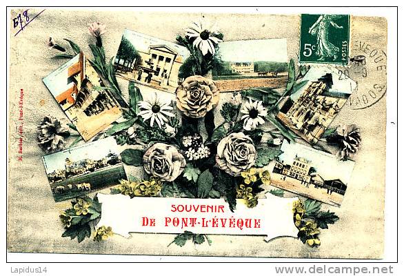 S 587 / CPA    PONT L´EVEQUE  (14)   MULTIVUES SOUVENIR DE PONT L' EVEQUE