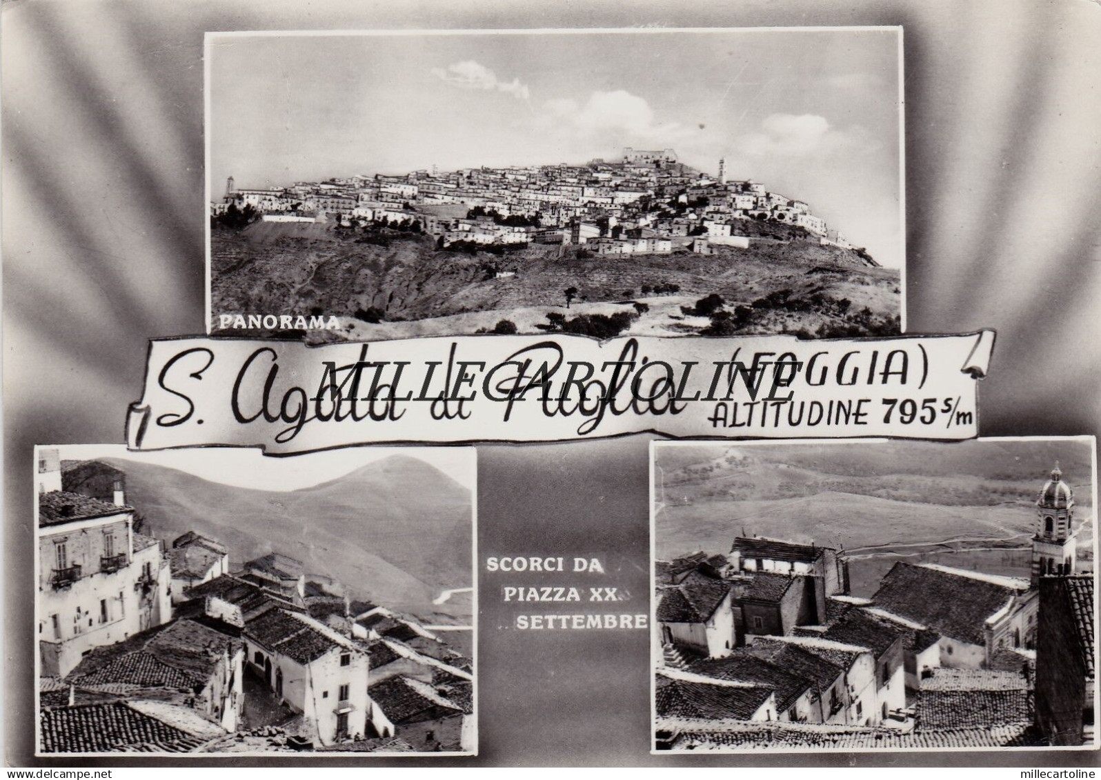S. AGATA DI PUGLIA: 3 vedute    1960