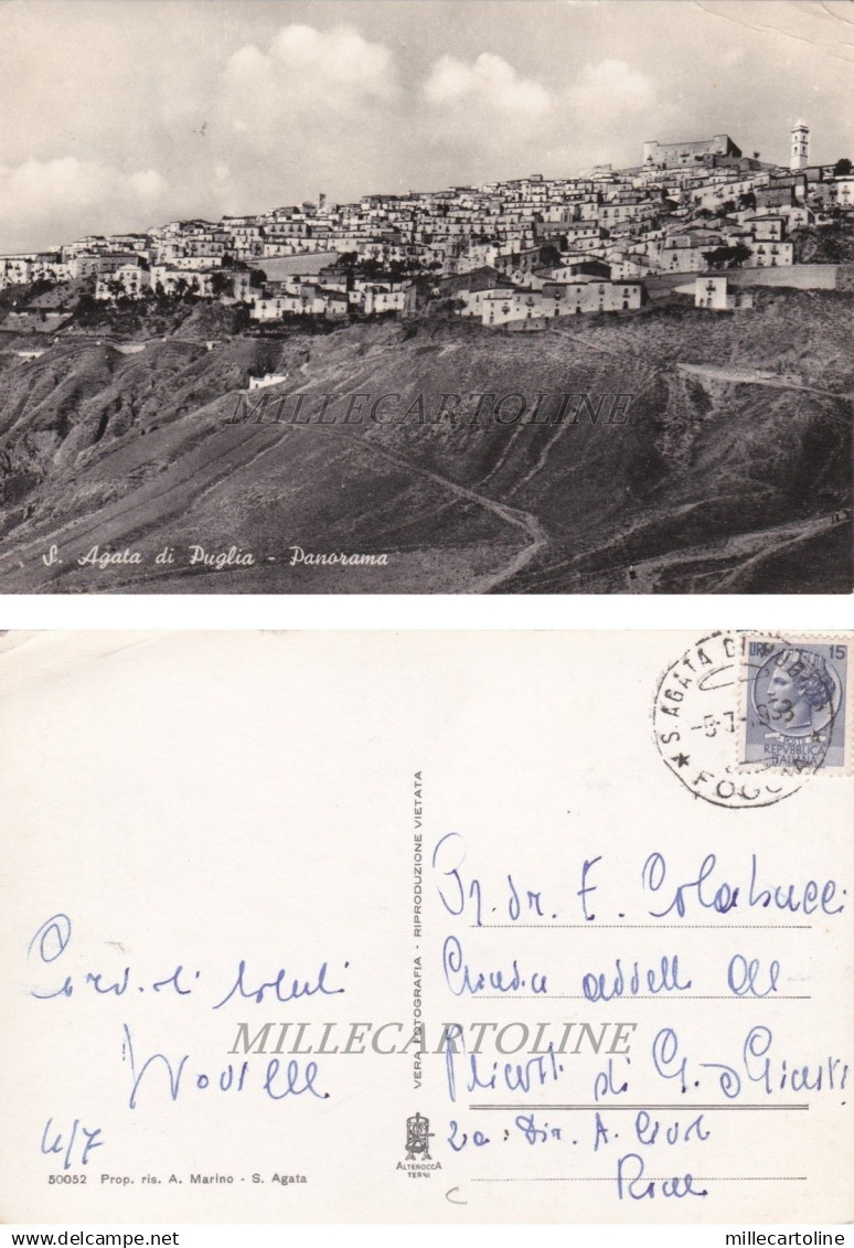 S. AGATA DI PUGLIA: Panorama   1958