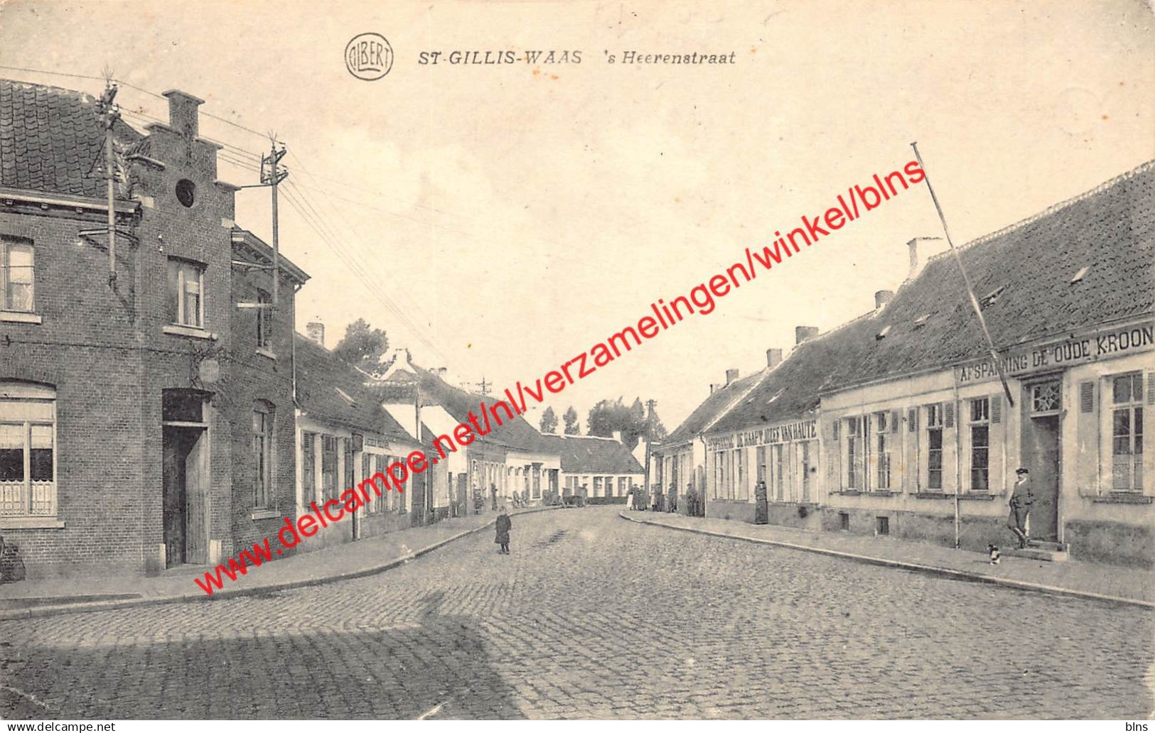 s Heerenstraat - Afspanning De Oude Kroon - De Raap Jozef Van Houte - Sint-Gillis-Waas