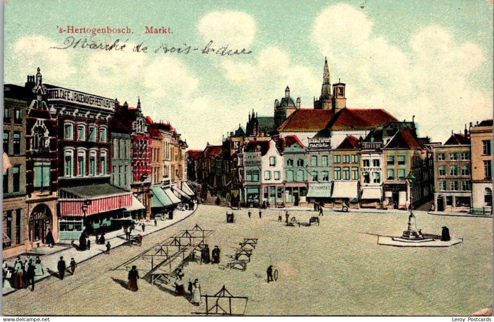 's-Hertogenbosch, Markt 1910 (NB)