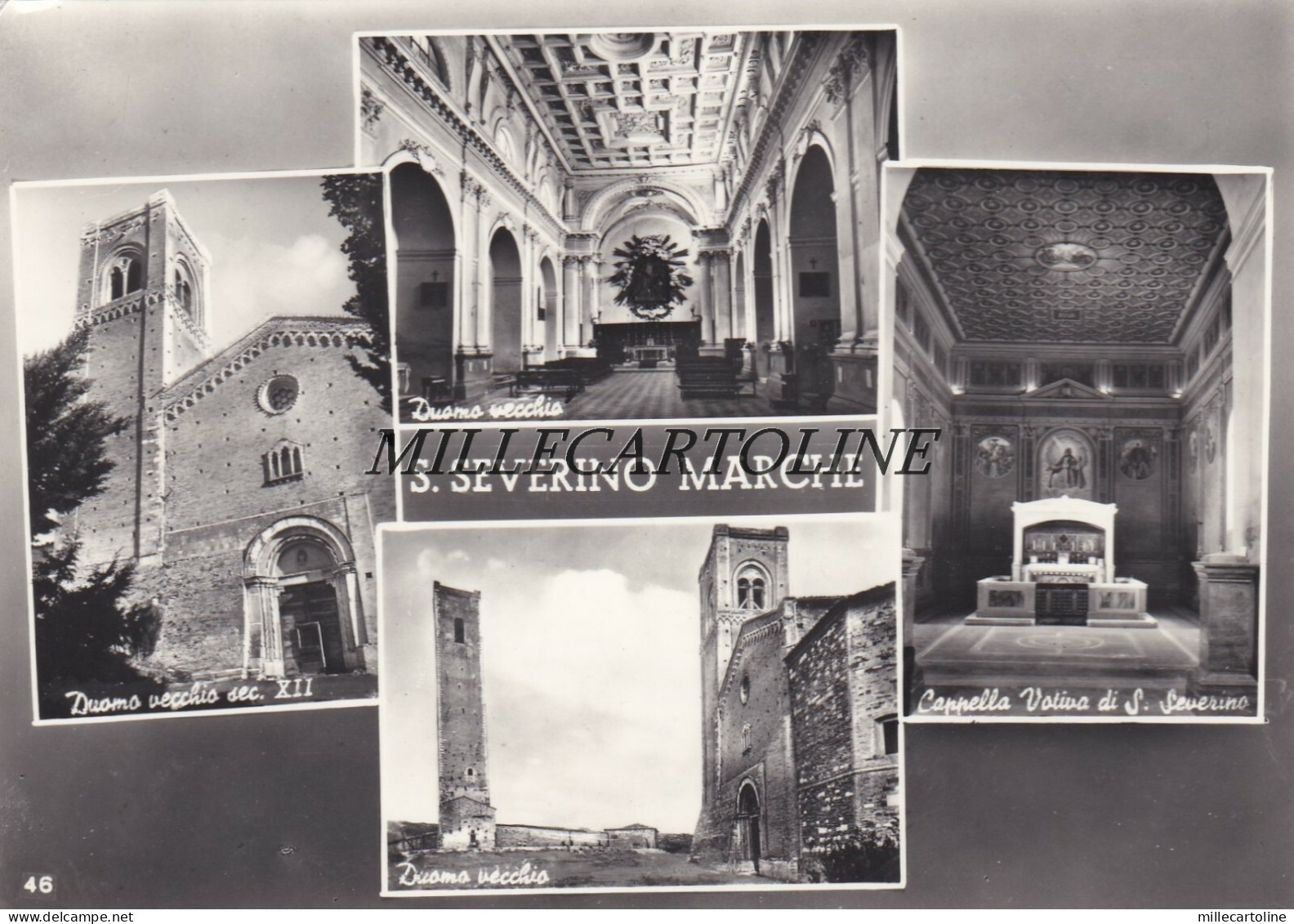 S. SEVERINO MARCHE: 4 vedute     1958