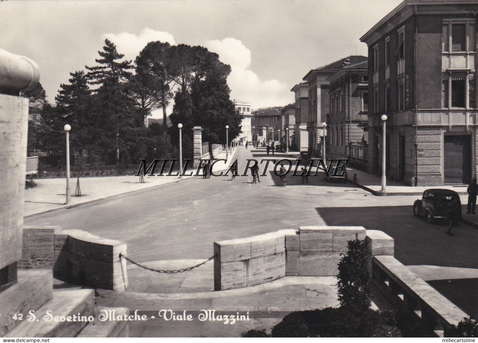 S. SEVERINO MARCHE: Viale Mazzini    1957
