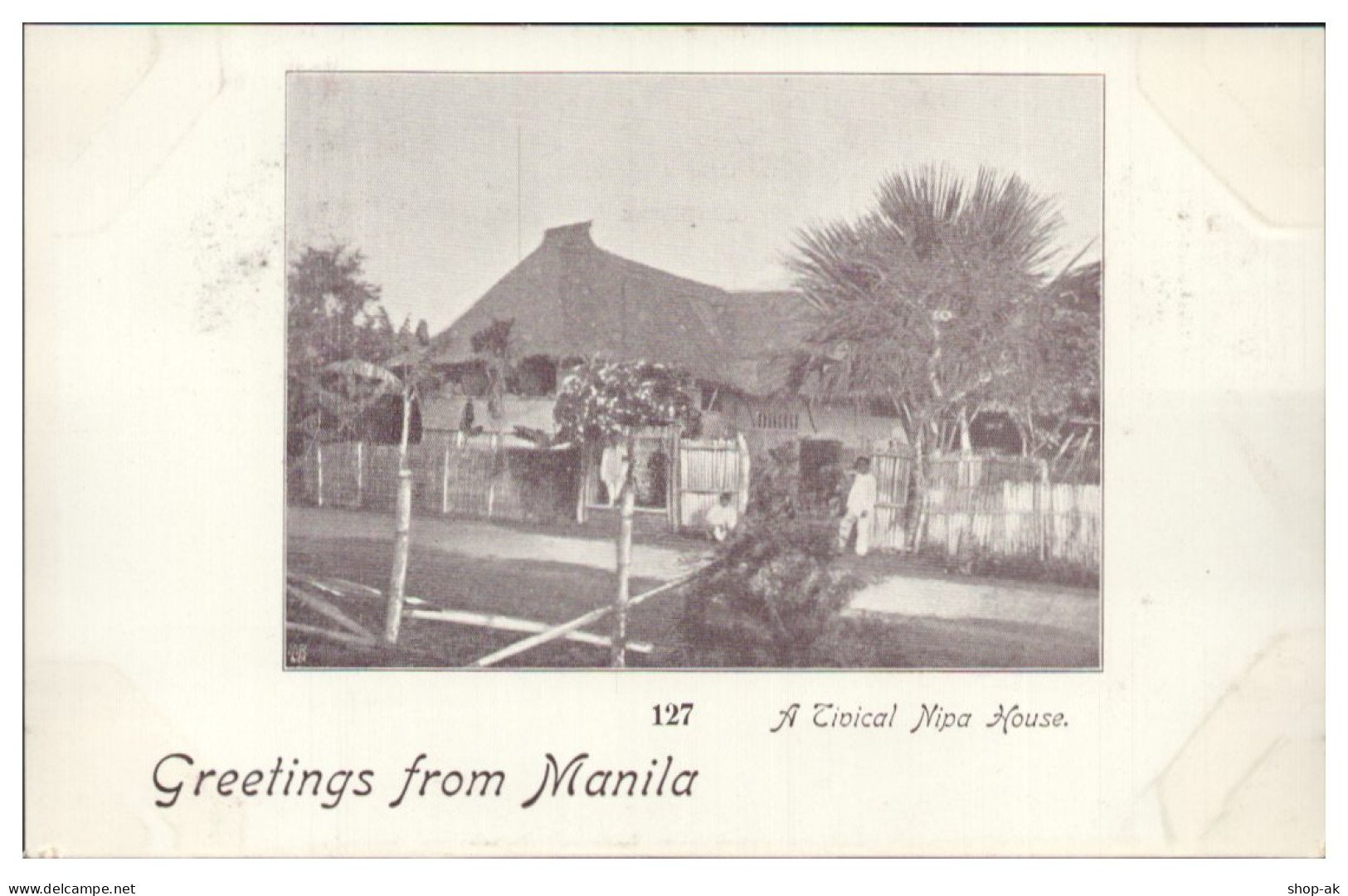 S212/ Manila Philippinen  AK 1899 Verlag Compagnie Comet Nr. 127