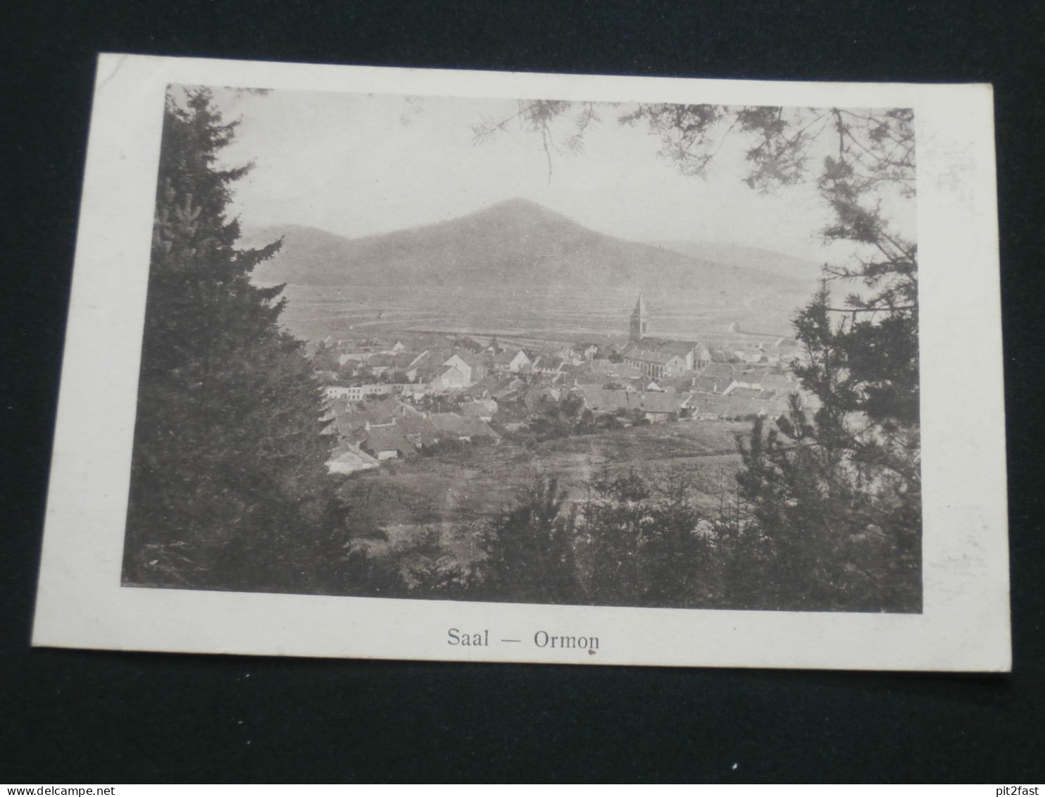Saal - Ormon b. Molsheim , 1917 , Stempel !!  Ers.-Reg. 5 , Feldpost , nach Wulting , Ansichtskarte , AK , CPA !!