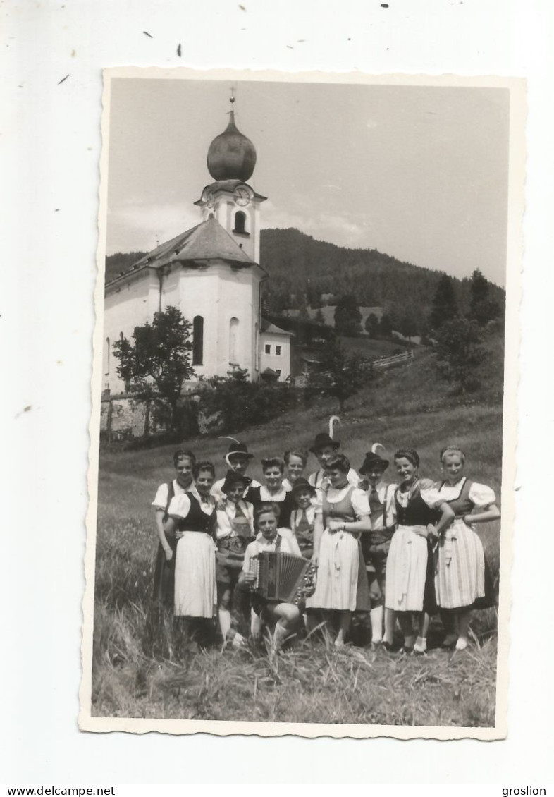 SAALBACH (AUTRICHE)  ? 75600 CARTE PHOTO GROUPE  FOLKLORIQUE