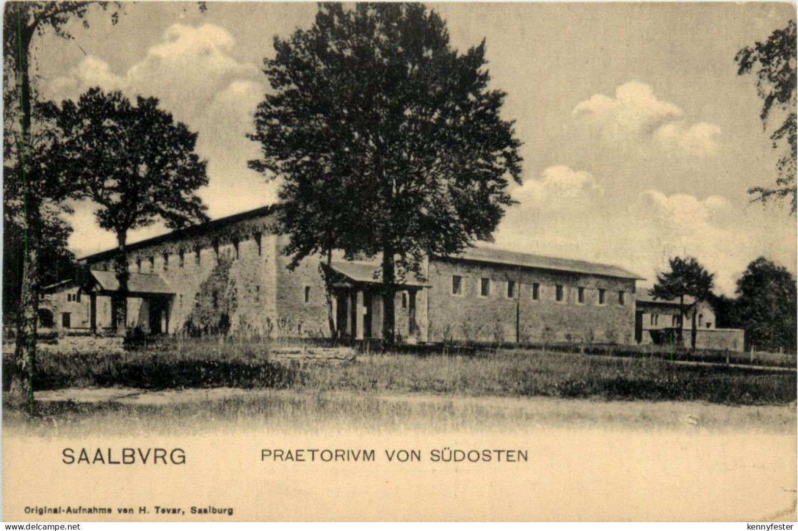 Saalburg, Praetorium von Südosten