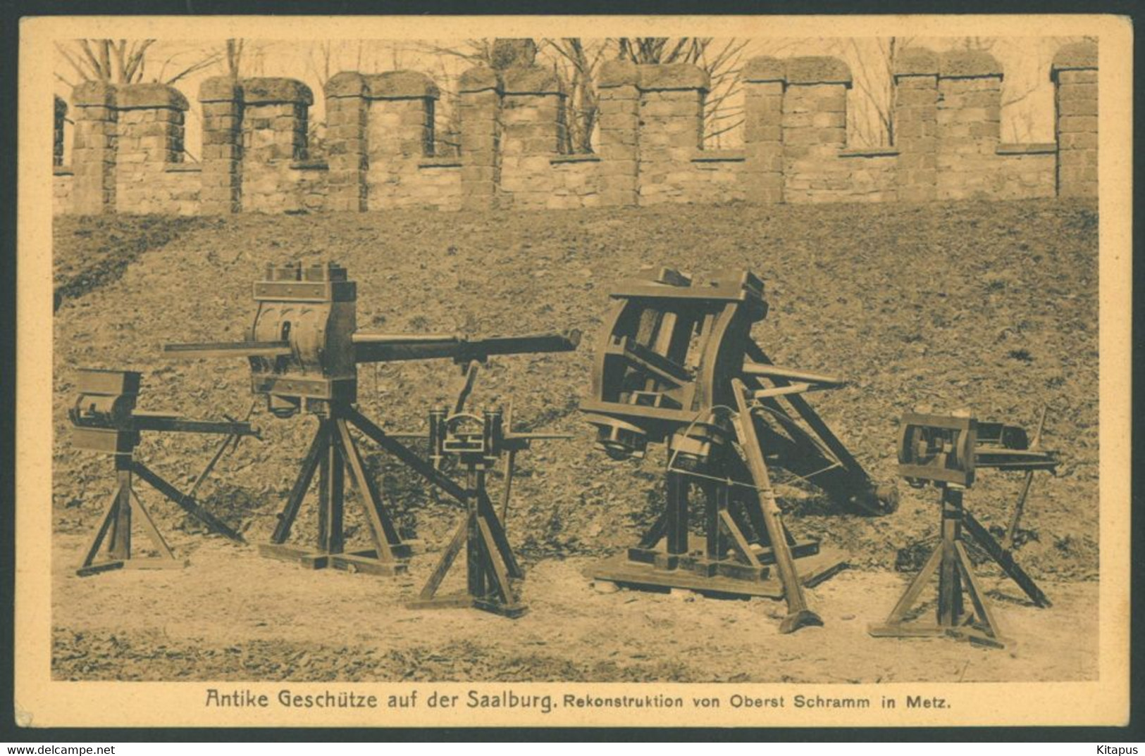 SAALBURG vintage postcard Germany