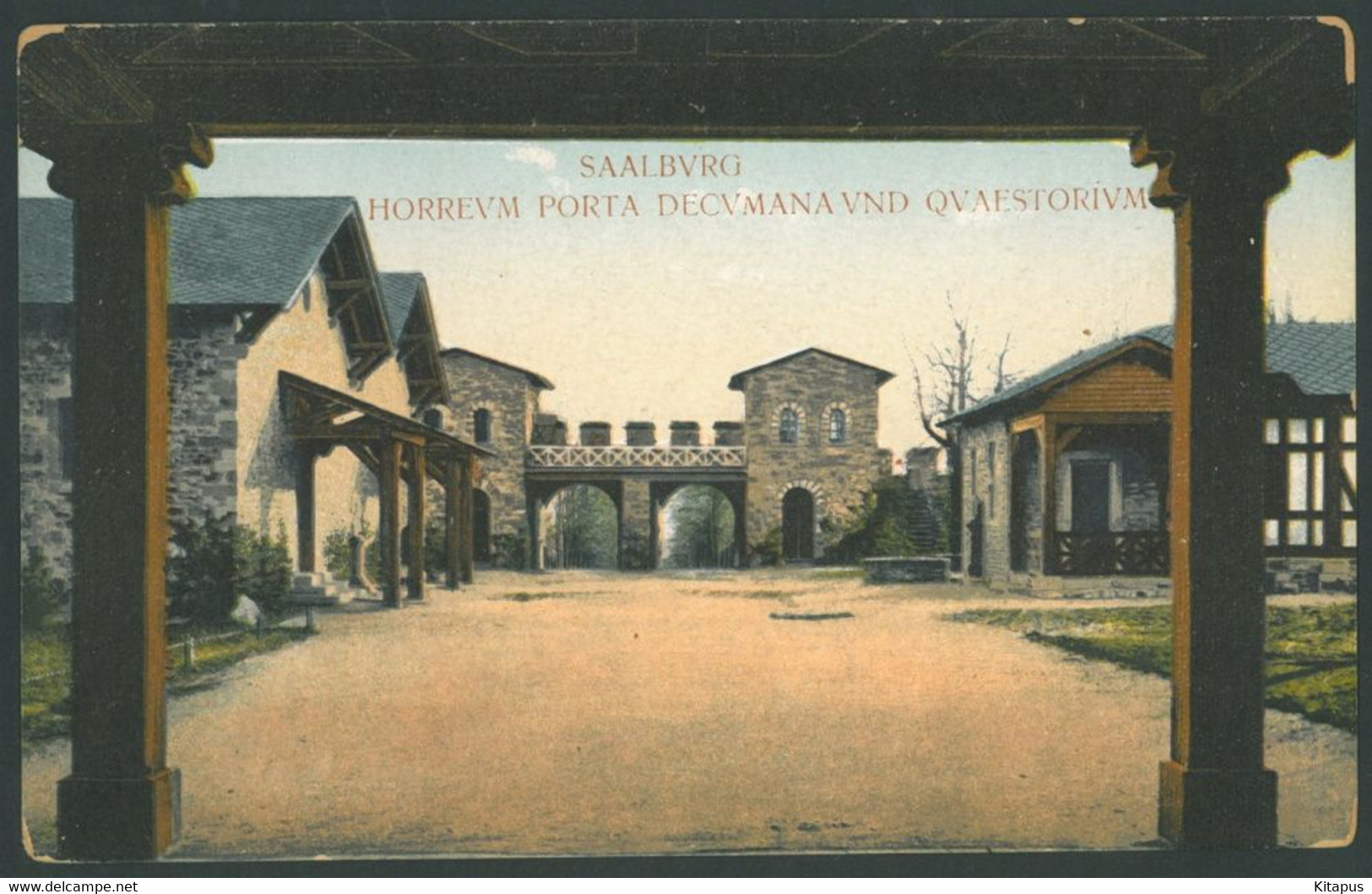 SAALBURG vintage postcard Germany