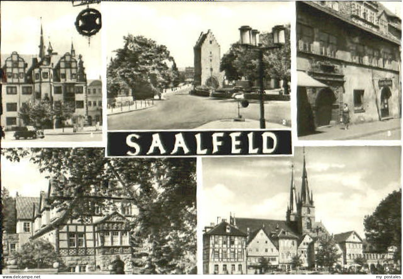 Saalfeld Saale Saalfeld Rathaus Tor Apotheke Kirche