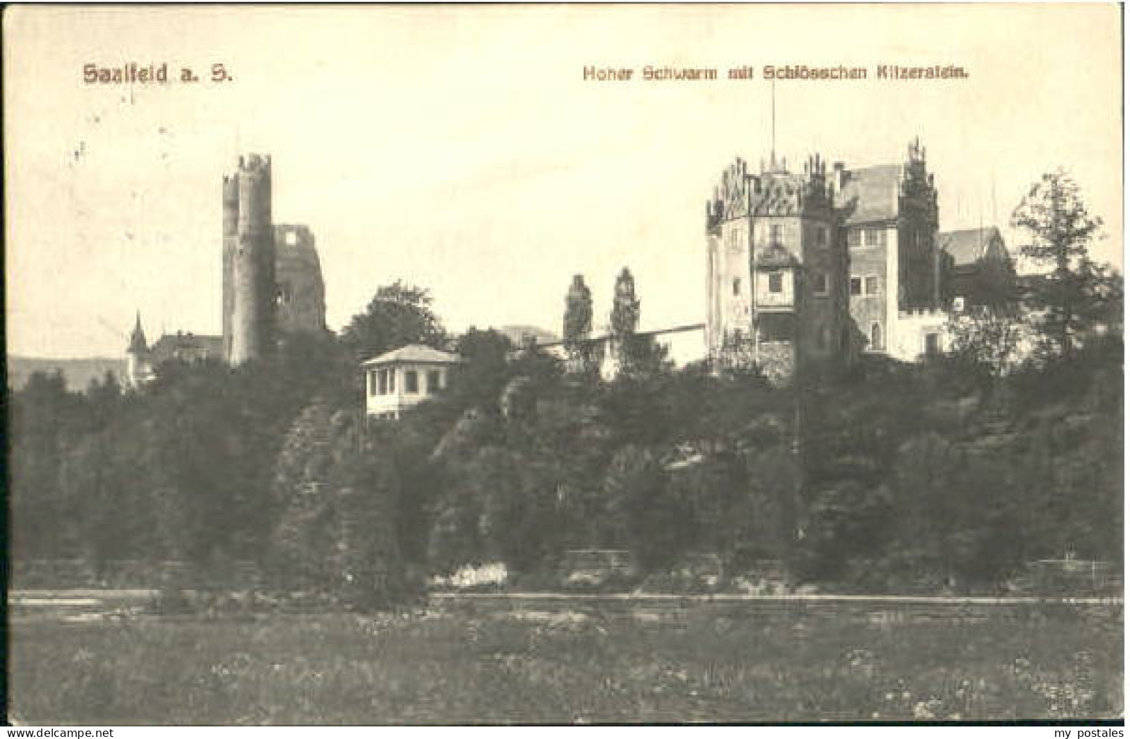Saalfeld Saale Saalfeld Schloss x 1911