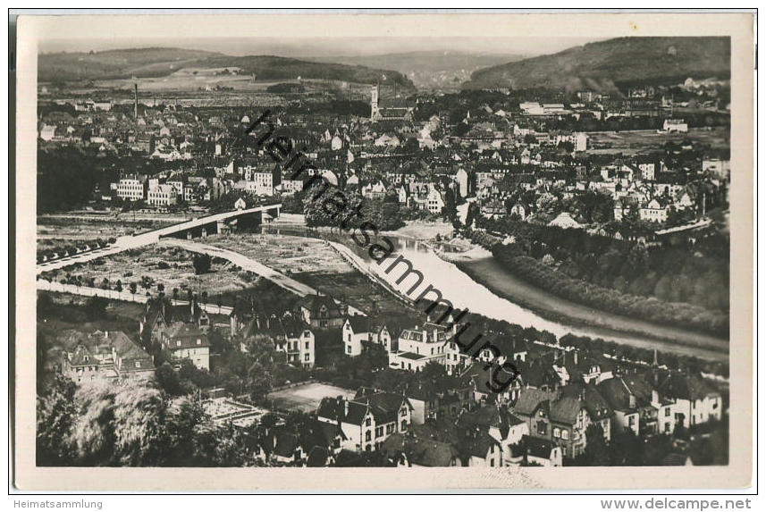 Saarbrücken - Gesamtansicht - Foto-Ansichtskarte - Verlag P. Krämer Saarbrücken