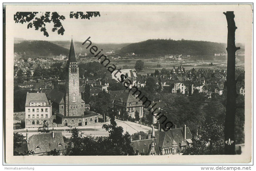 Saarbrücken - Gesamtansicht - Foto-Ansichtskarte - Verlag P. Krämer Saarbrücken