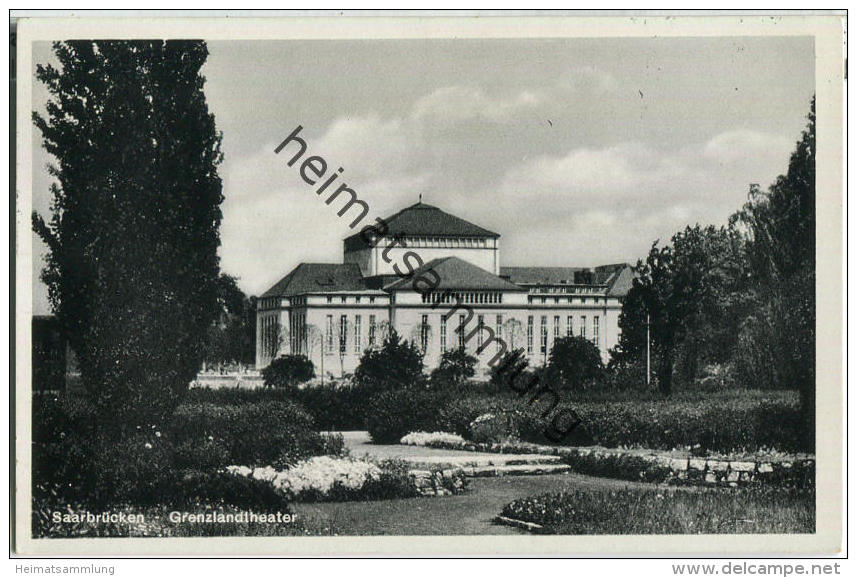 Saarbrücken - Grenzlandtheater - Verlag J. Krämer Saarbrücken