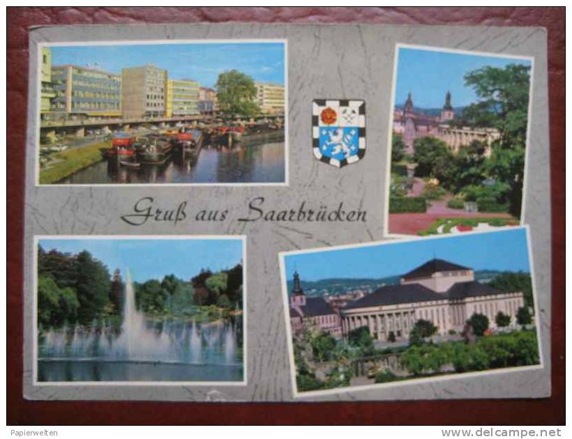 Saarbrücken - Mehrbildkarte