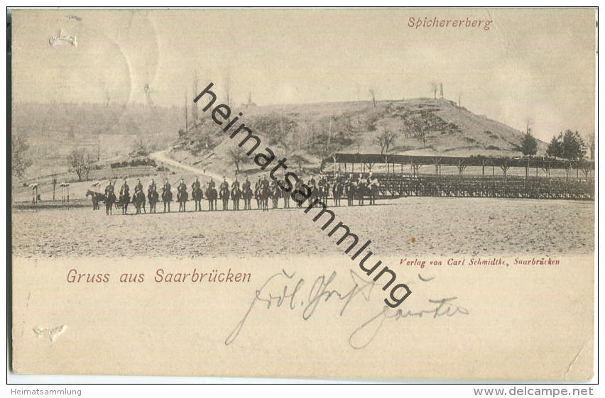 Saarbrücken - Spichererberg - Militär - Verlag Carl Schmidtke Saarbrücken