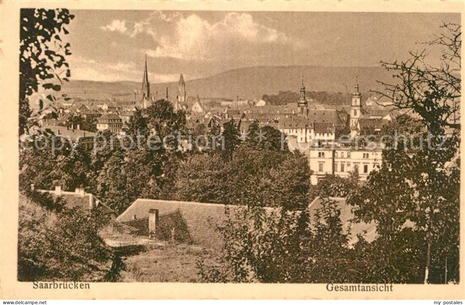 SAARBRueCKEN Saarland Gesamtansicht