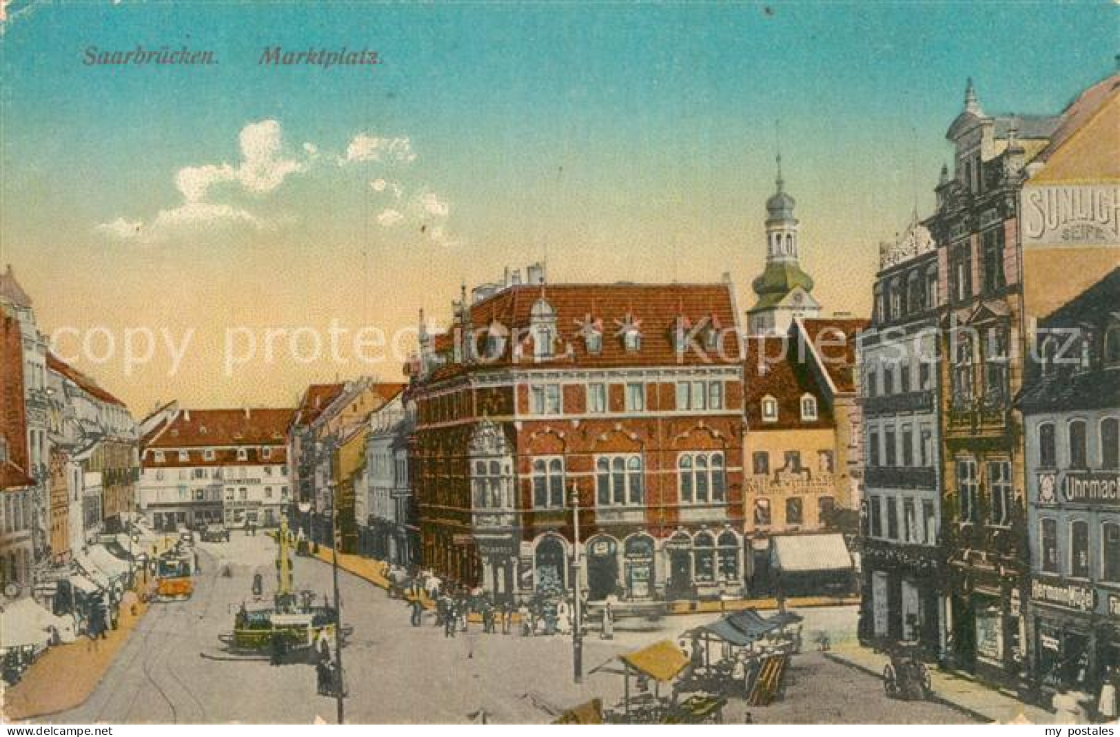 SAARBRueCKEN Saarland Marktplatz