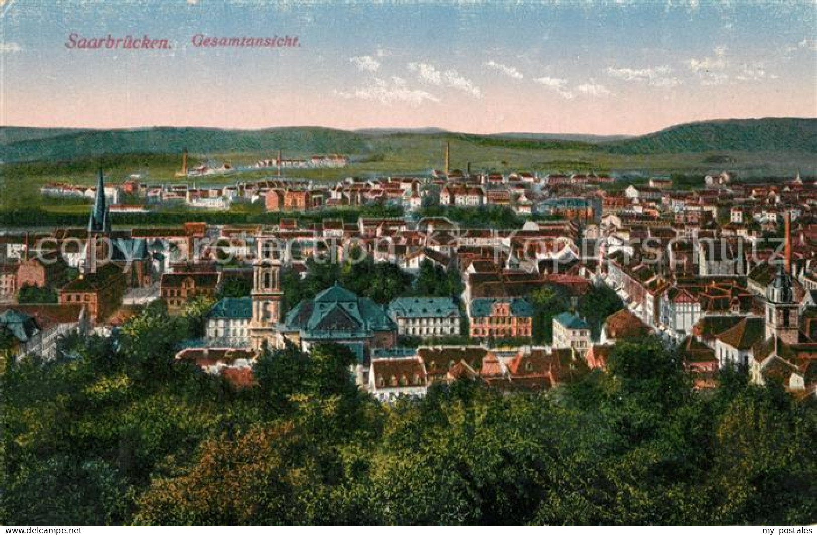 SAARBRueCKEN Saarland Panorama