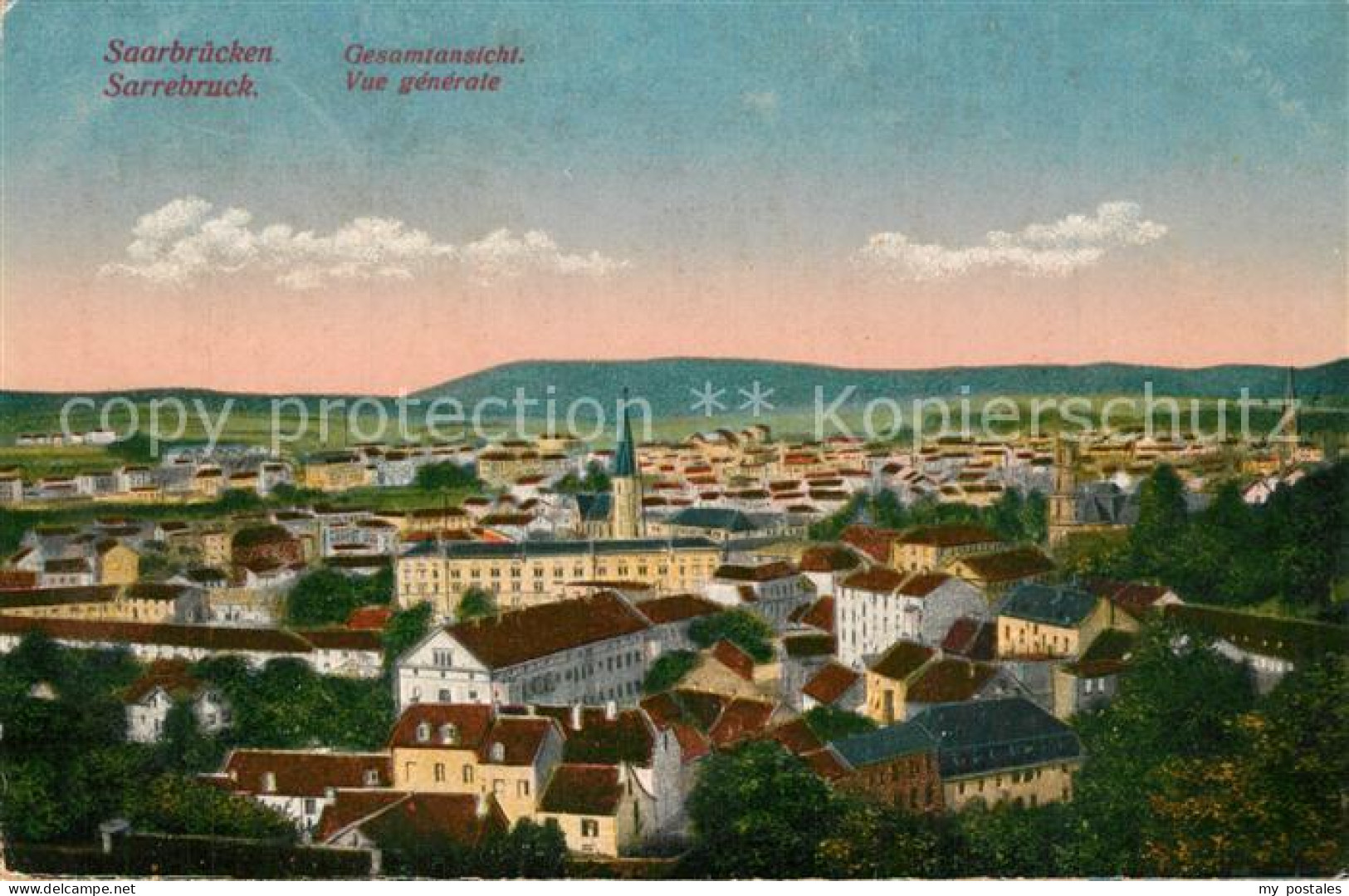 SAARBRueCKEN Saarland Panorama