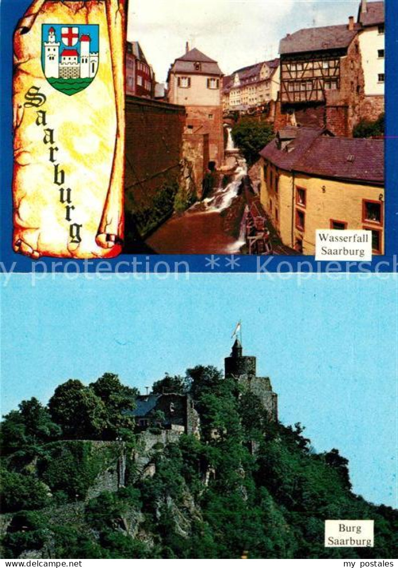 Saarburg Saar Wasserfall Burg Saarburg