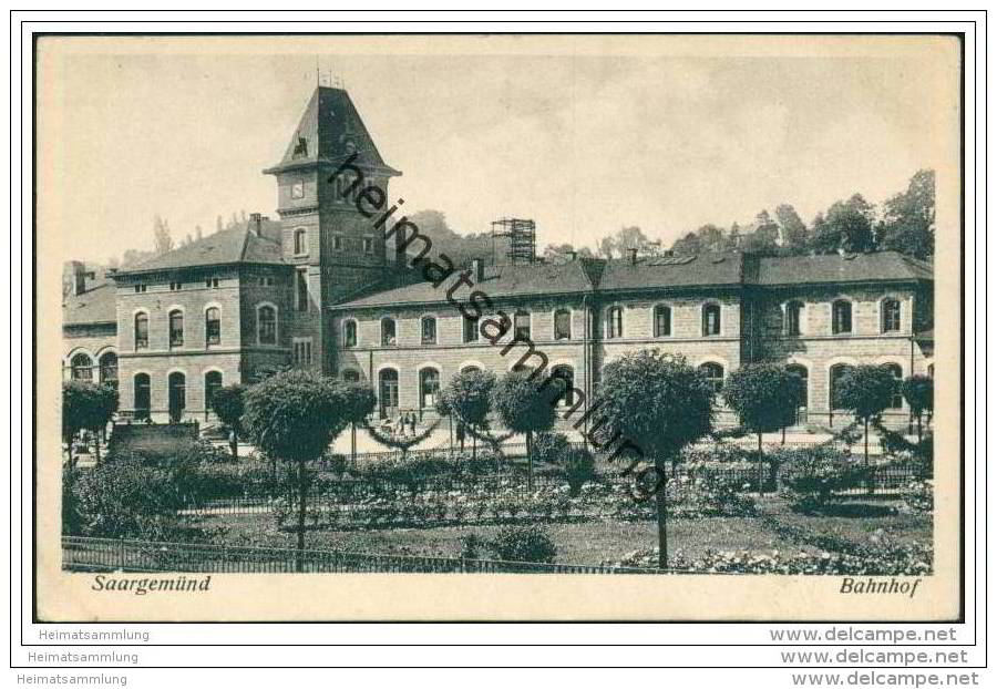 Saargemünd - Sarreguemines - Bahnhof - le Gare