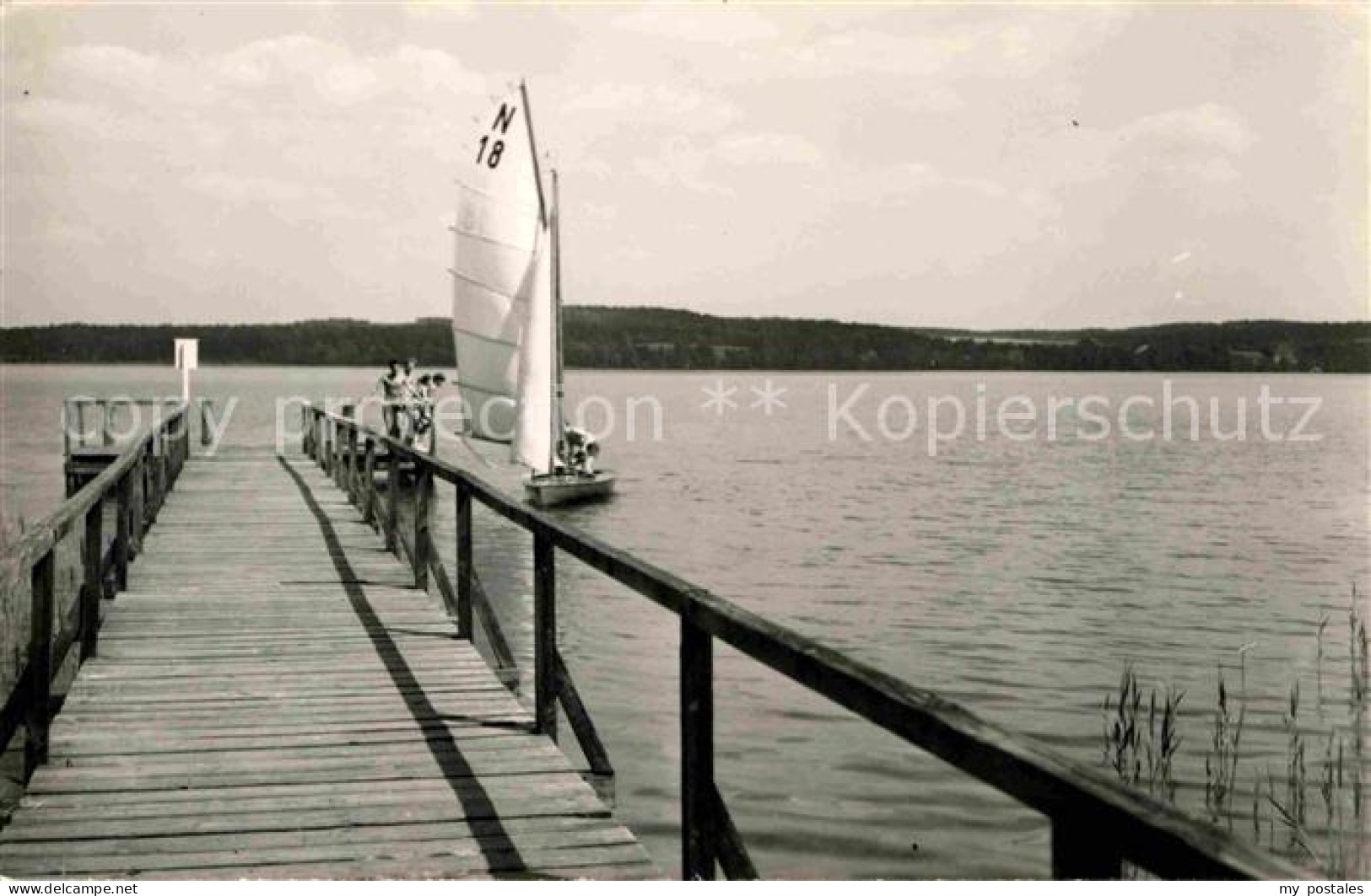Saarow Bad Scharmuetzelsee Strand