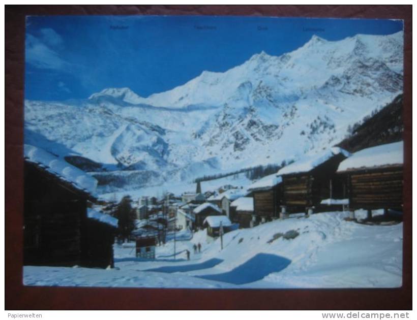 Saas-Fee (VS) - Winterpanorama