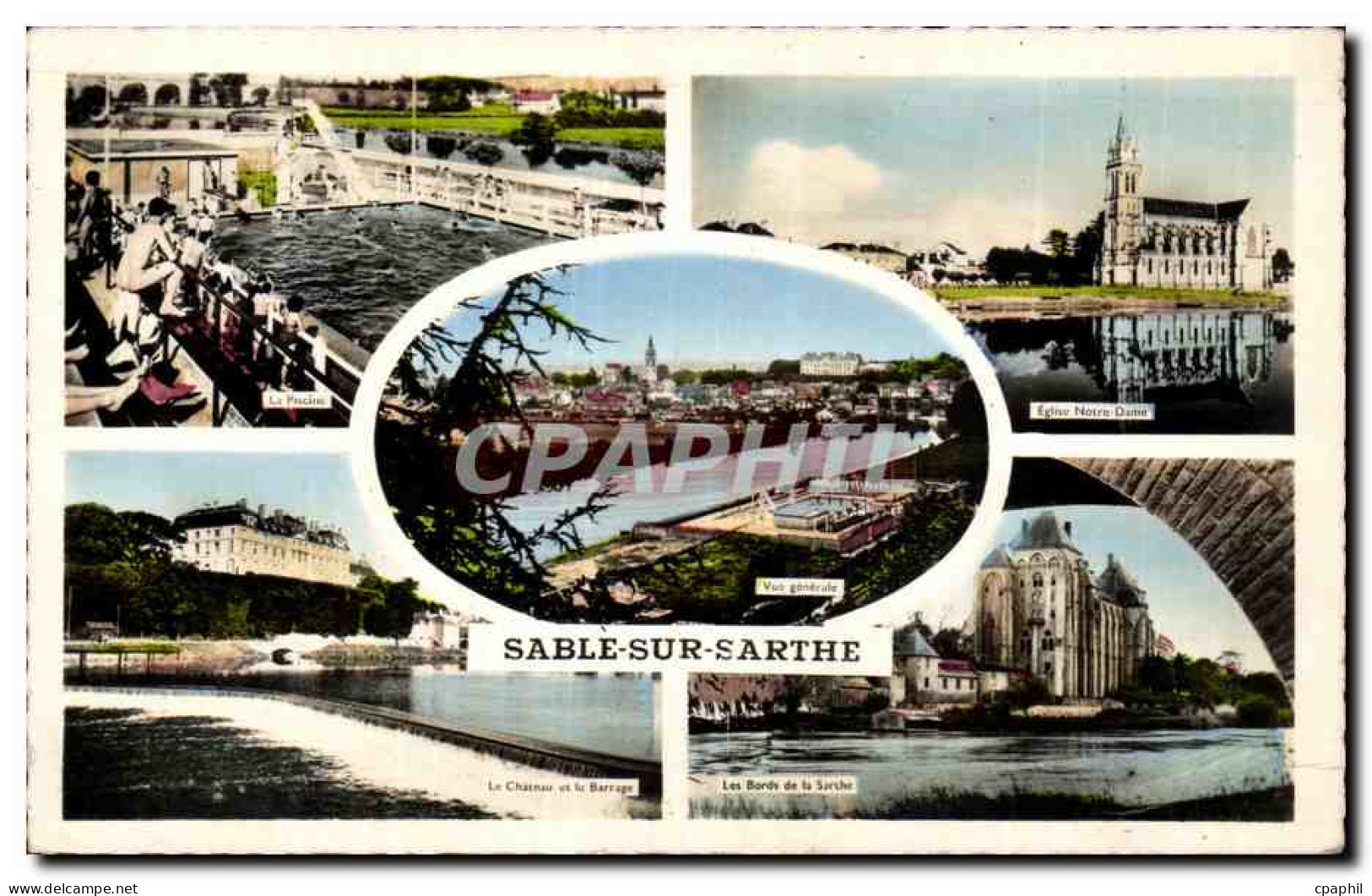 Sable sur Sarthe - Souvenir - CPA