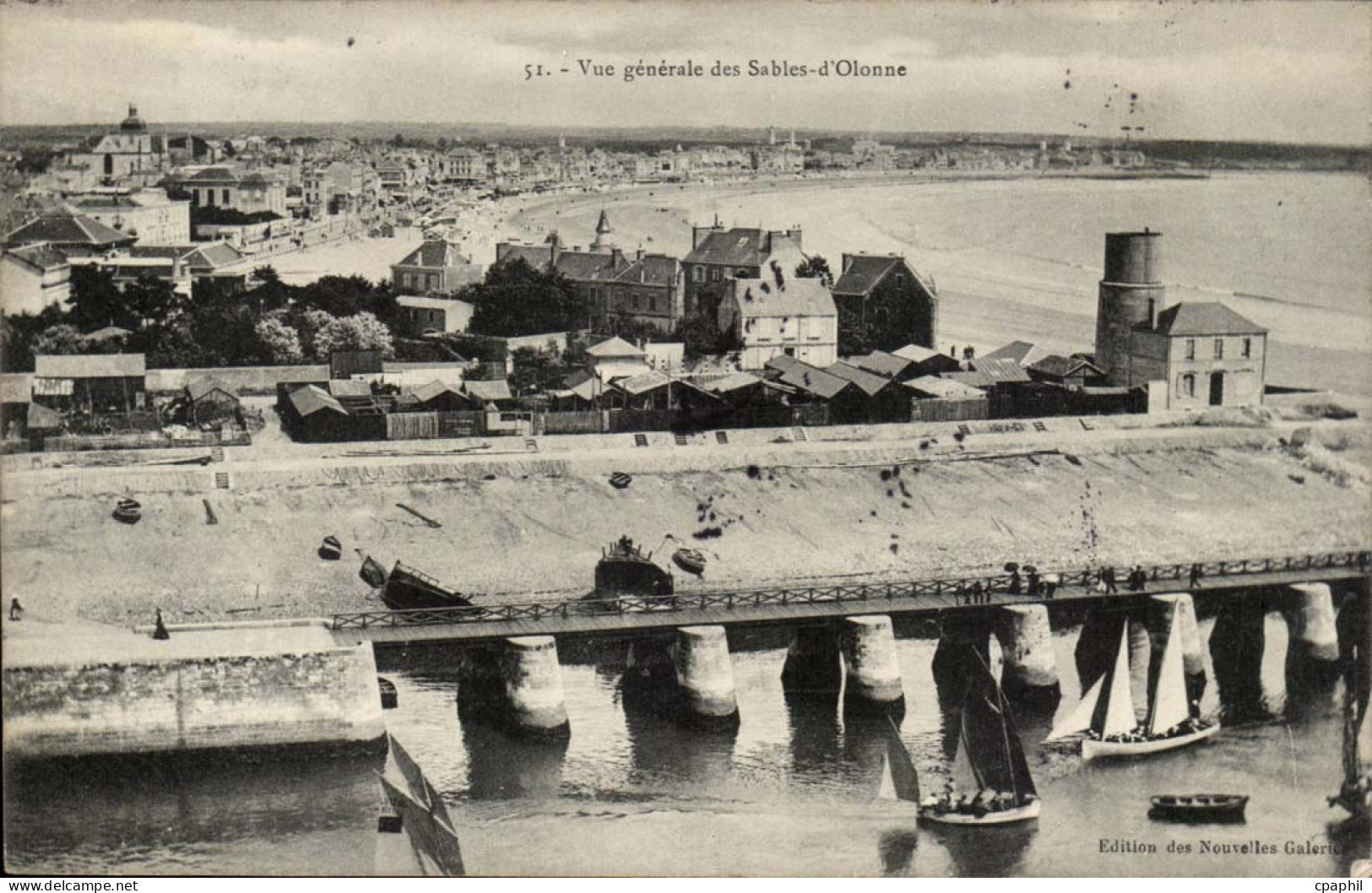 SAbles d'olonne CPA Vue generale