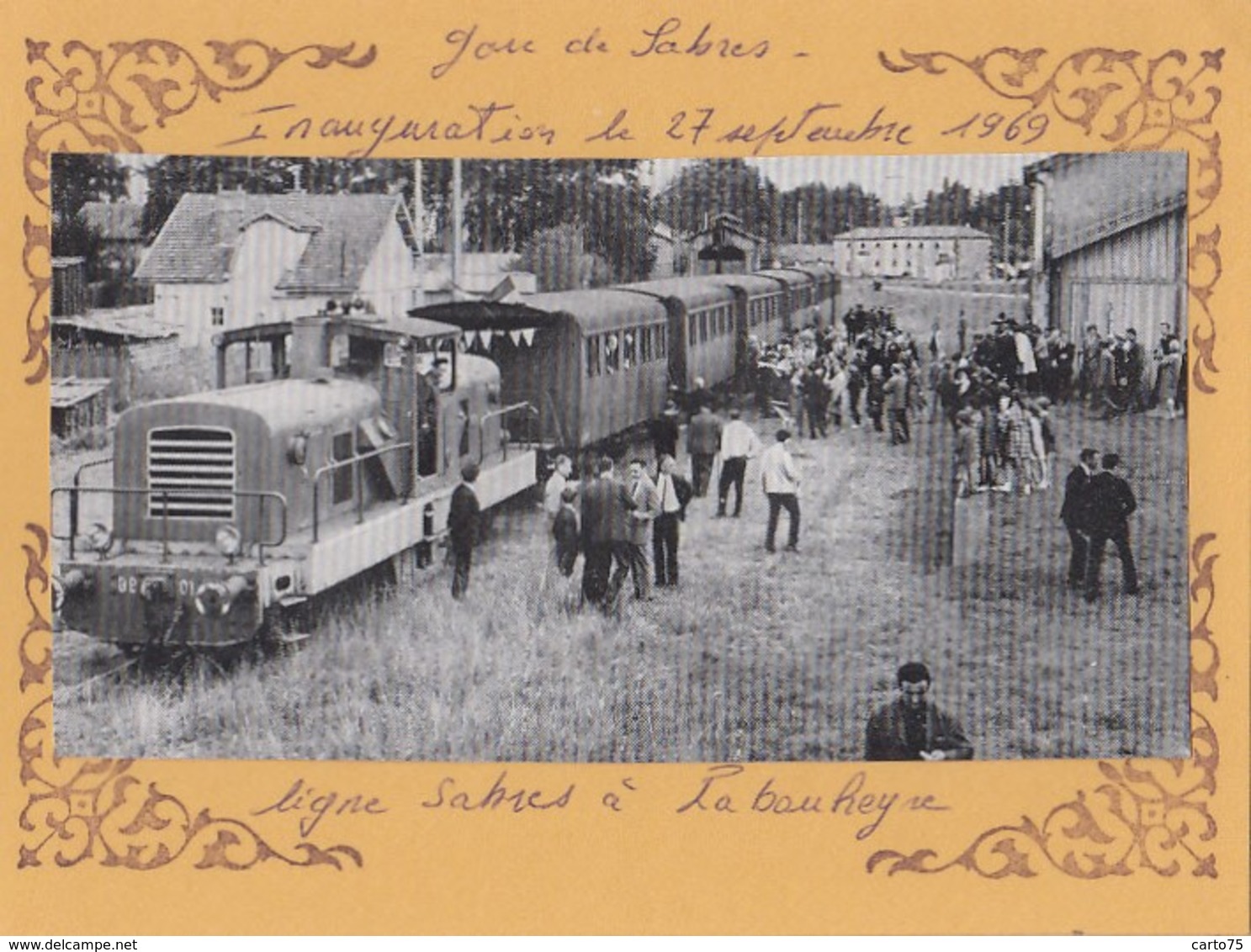 Sabres 40 - Gare Inauguration Musée en plein Air de Marquèze - Ligne Sabres à Labouheyre