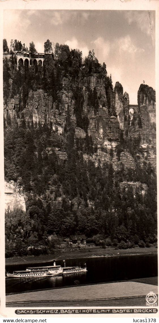 SACHS / SCHWEIZ / BASTEI HOTEL MIT BASTEI BRUCKE