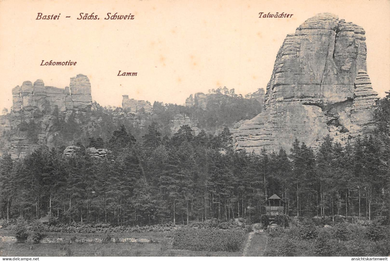 Sächs. Schweiz Bastei Talwächter ngl #191.388