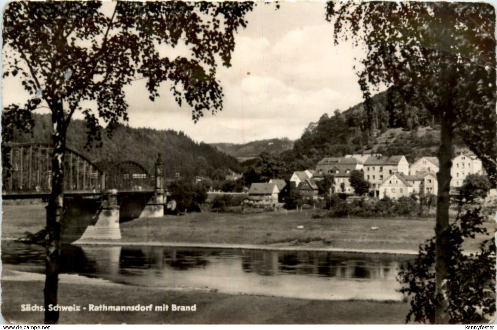 Sächs. Schweiz, Rathmannsdorf mit Brand