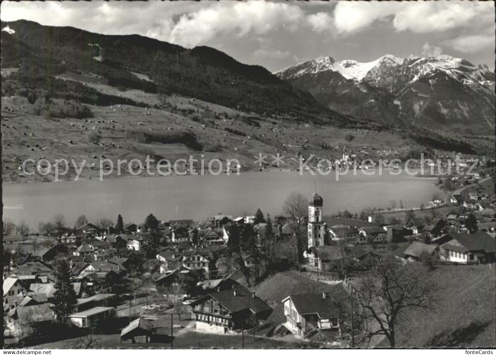 Sachseln OW Panorama am Sarnersee