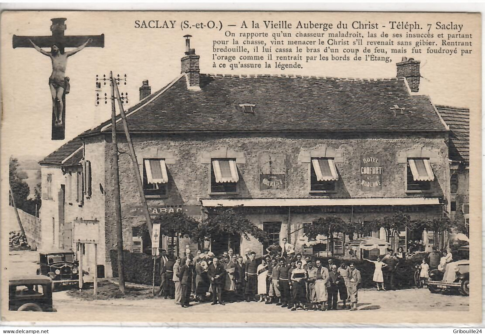 SACLAY    LA VIEILLE AUBERGE DU CHRIST