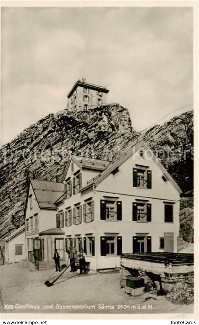Saentis 2504m AR Gasthaus u. Observatorium Saentis