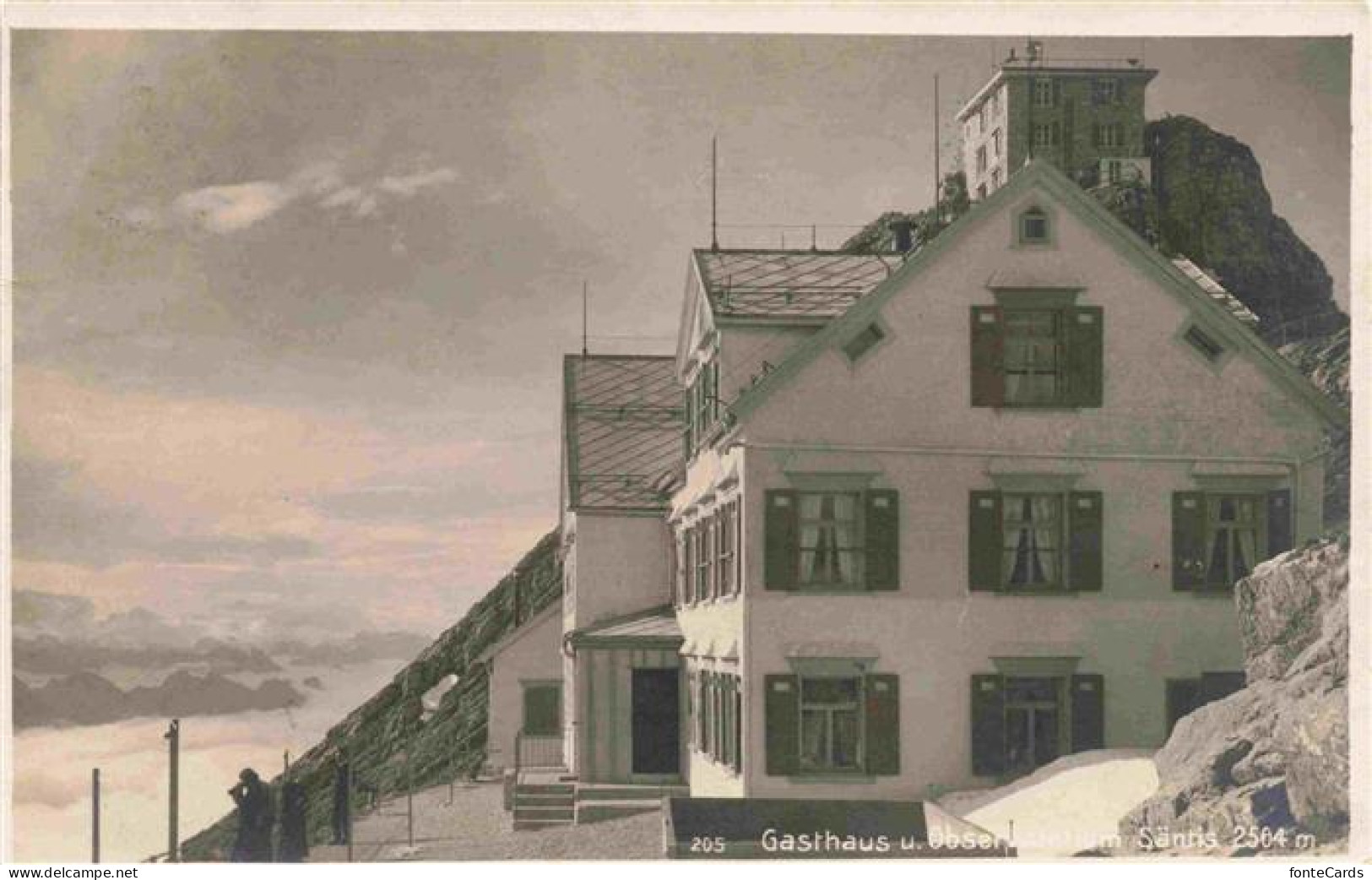 Saentis 2504m AR Gasthaus und Observatorium Saentis
