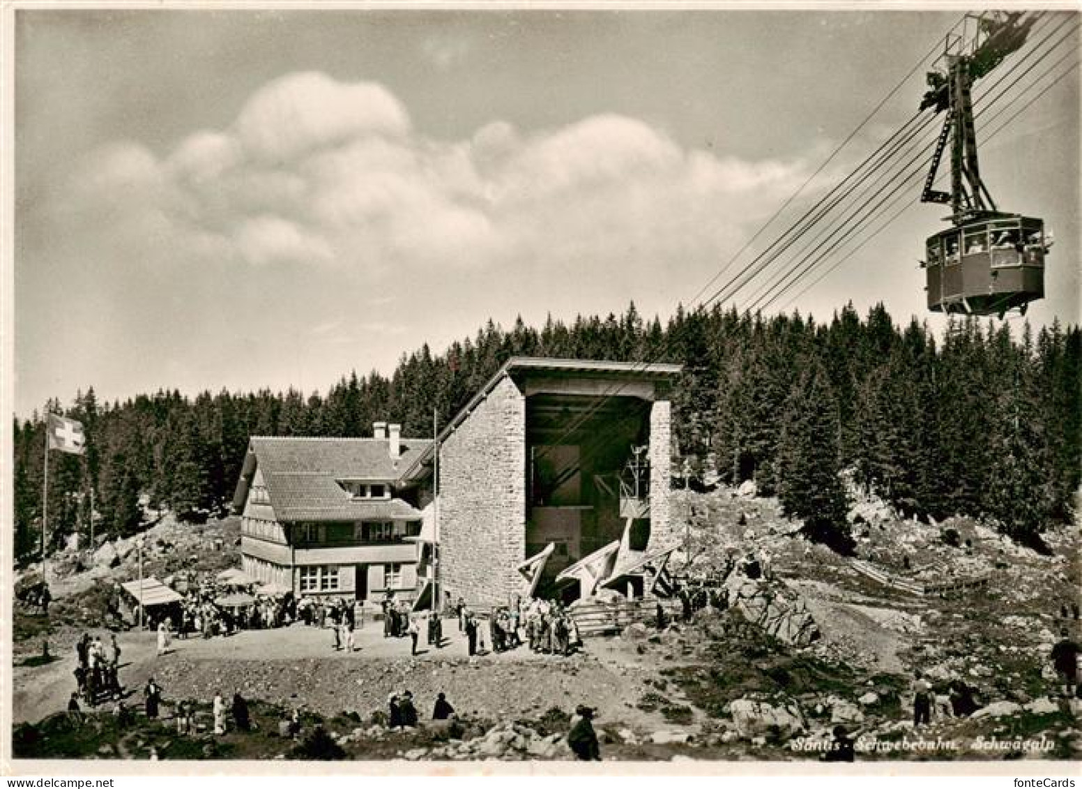 Saentis 2504m AR Saentis Schwebebahn Schwaegalp