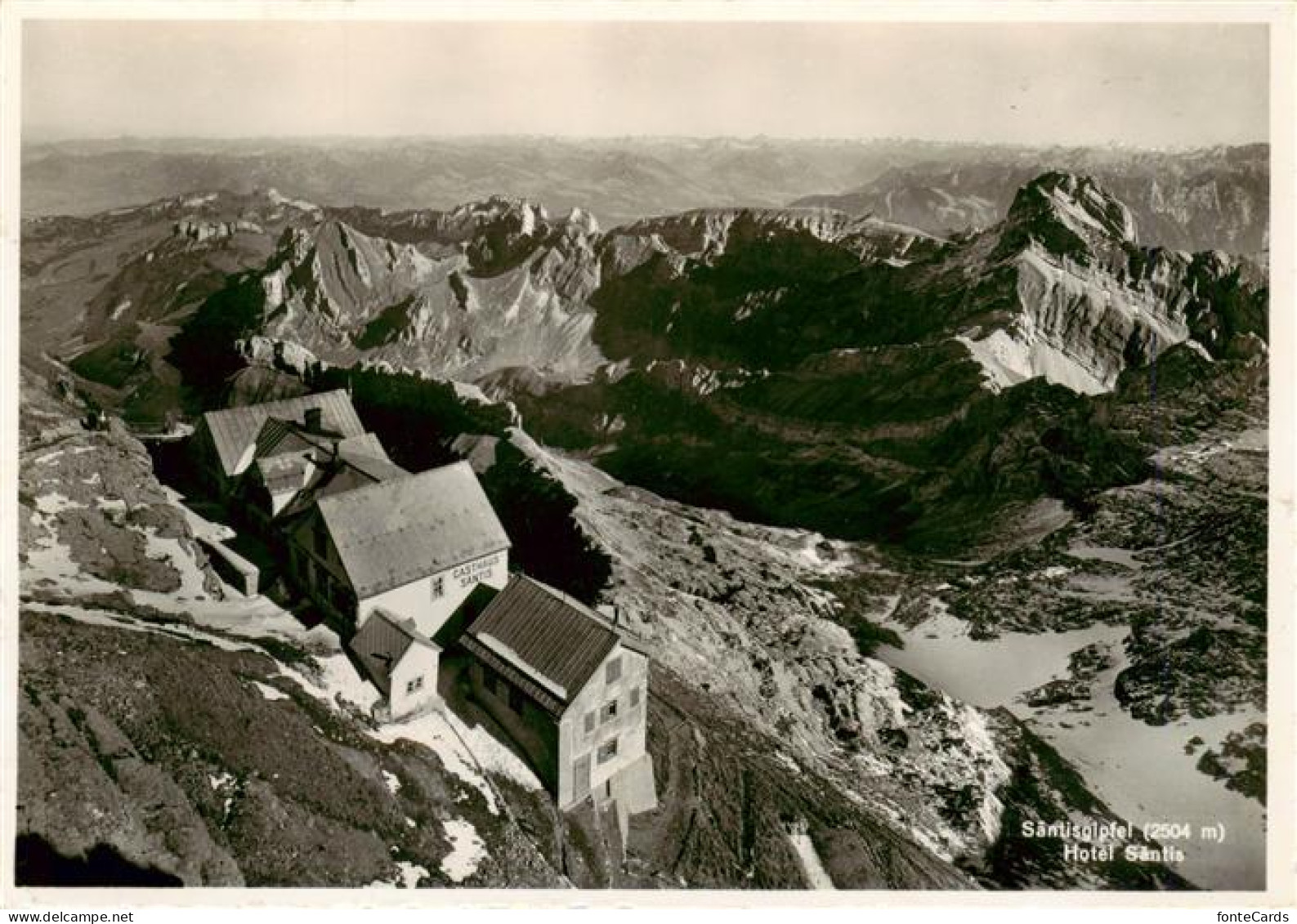 Saentis 2504m AR Saentisgipfel Berghotel Saentis