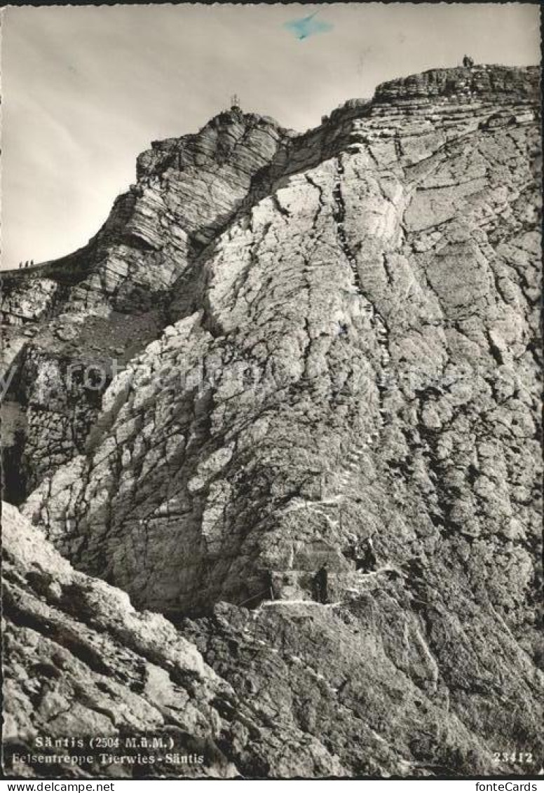 Saentis AR Felsentreppe Tierwies-Saentis