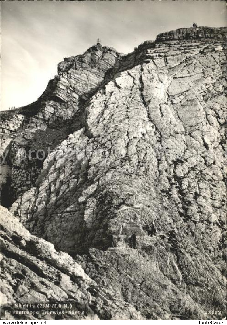 Saentis AR Felsentreppe Tierwies-Saentis