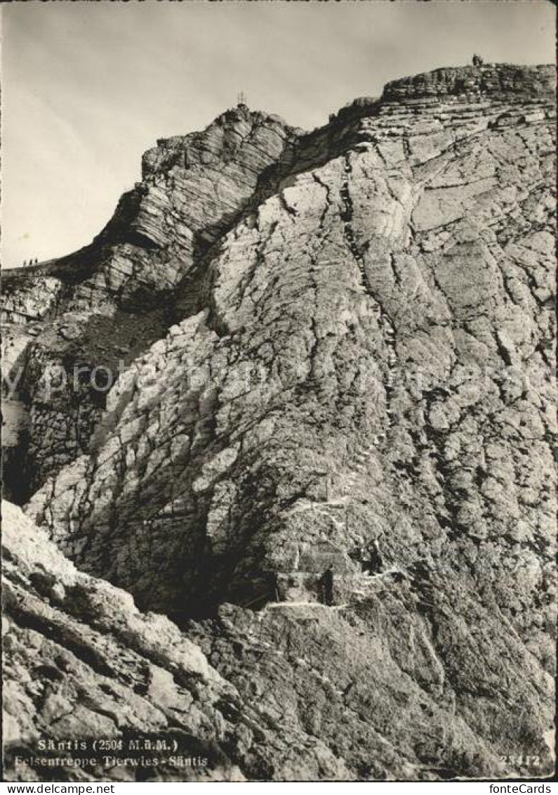 Saentis AR Fesentreppe Tierwies Saentis Berghotel