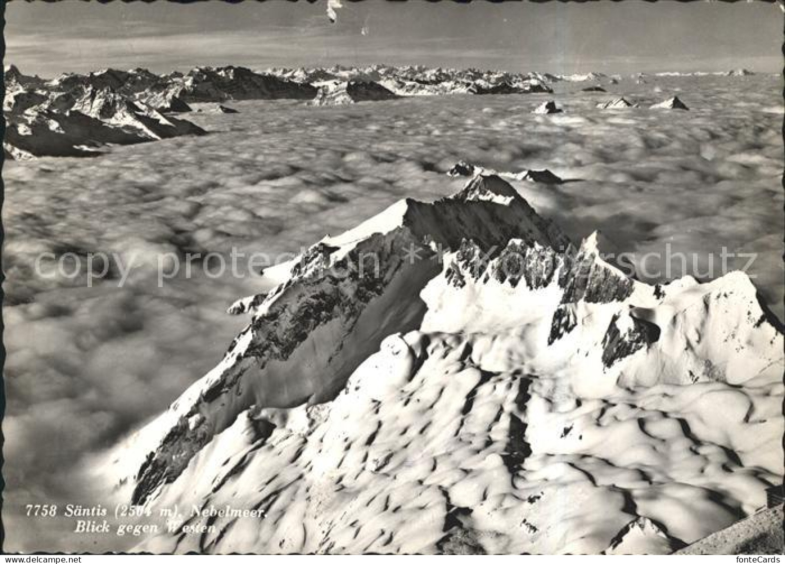 Saentis AR Nebelmeer Berghotel Saentis