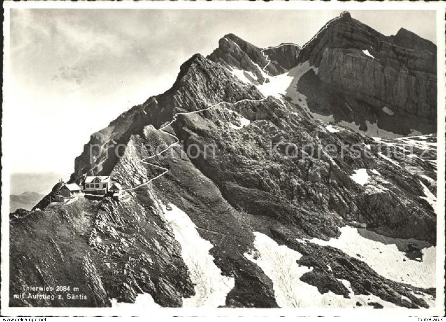 Saentis AR Thierwies Berghotel Saentis